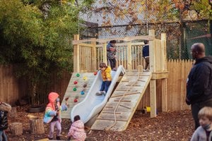Corlears playground promotes learning through play