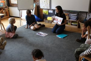 Corlears students learning about spring embryology