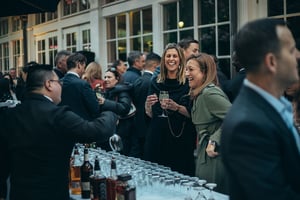 outdoor reception corlears gala