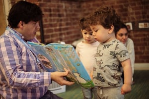 storytime in the Roots classroom